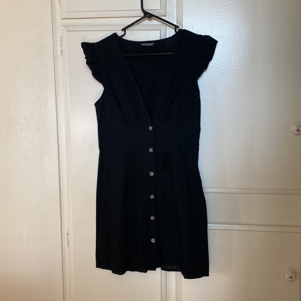 Little black dress.